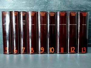 Thomas Mann gesammelte Werke in 9 von 13 Bänden