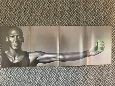 Scarce Michael Jordan Gatorade Original 4-Page Print Ad Chicago Bulls HOF MVP - Image 1 of 4