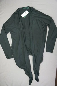 Ralph Lauren Long Sleeve Open Front Knit Sweater, Wrap. Women's L, NWT $89.50! - Picture 1 of 6