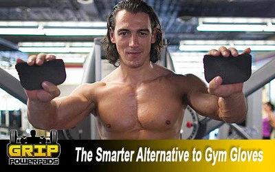 GRIP POWER PADS® Lifting Grips The Alternative To Gym Workout Gloves NEW