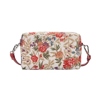 Signare Tapestry Flower Meadow Hip Bag Shoulder Bag Small Cross Body Pouch Bag - Image 1 of 4