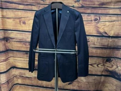 Freemans Sporting Club X Southwick Blue Denim Suit 36R 30W 2 Piece Suit Solid - Image 1 of 4
