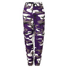 Camo Cargo Trousers Cool Pants Ladies Military Army Combat Camouflage*
