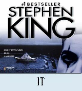 2010 Stephen King "IT" Audiobook 35 CD Read by Steven Weber
