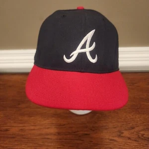 Vintage Pro Line Atlanta Braves MLB Cap Hat Red White Blue Snapback Made in USA - Bild 1 von 11