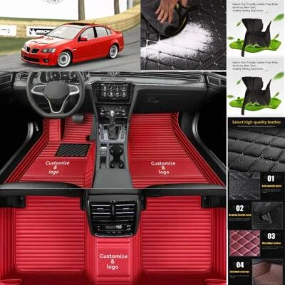 For Pontiac G8 Car Floor Mats Luxury Waterproof Liners Carpets Cargo Custom Foto 1 de 4