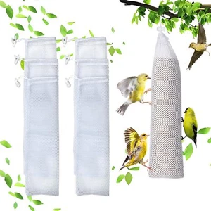 6 Pack Finch Sock Feeder Bird Feeder Seed Sack Mesh Feed Bag for Finch Thistle - Picture 1 of 3