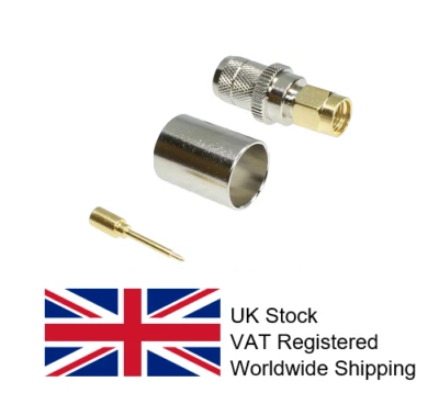 NETWORK MATERIALS LTD SMA Crimp Plug for LMR400