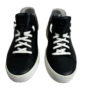 Zapatos para hombre Ecco de cuero negro diseño danés informales con cordones talla 39 - Imagen 1 de 6