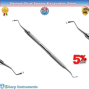 Spoon Excavator 2mm Restorative Carious Decay Tooth Cavity Dental Instruments CE - Picture 1 of 1