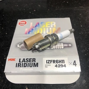 REAL GENUINE NEW NGK OEM+ Laser Iridium Spark Plugs 4-Pack 4294 IZFR6H11 - Bild 1 von 1