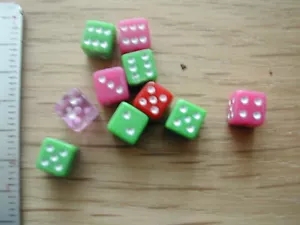 10 X MINIS DES / 4MM /MINIS DICES P16 - Imagen 1 de 1