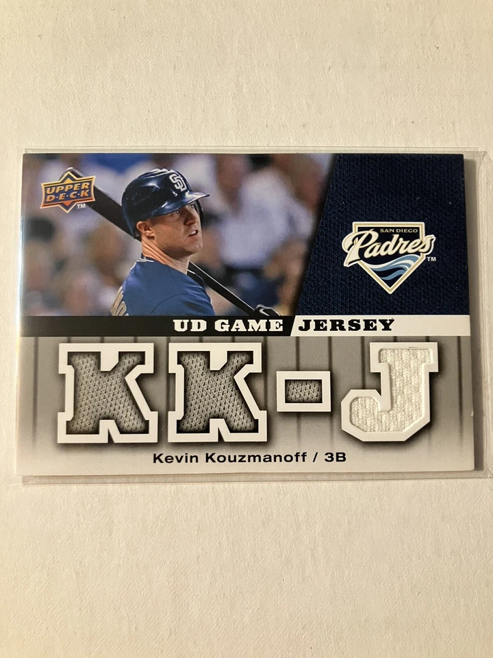 2009 Upper Deck UD Game Jersey Kevin Kouzmanoff #GJ-KK - Image 1 of 2