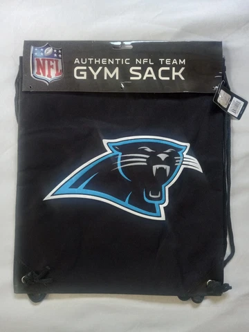 NFL CAROLINA PANTHERS BACK PACK SASH DRAW STRING GYM BAG- NEW Cover