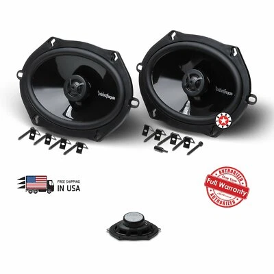 Rockford Fosgate P1572 120W 5x7" 2-Way 4-Ohm Power Full Range Coaxial Speakers - Image 1 of 4