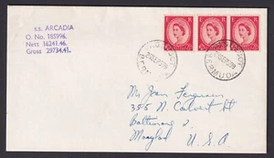 BERMUDA: (15687) S.S. ARCADIA PAQUEBOT CANCEL/COVER - Picture 1 of 3