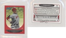 2013 Bowman Chrome Minis Red Refractor /10 Hunter Green #158