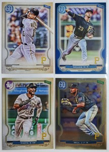 2020 Topps Gypsy Queen Starling Marte-Bryan Reynolds-Josh Bell-Mitch Keller Lot