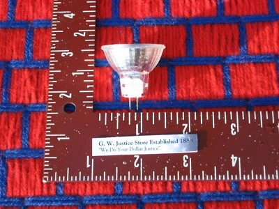 5w fiber optic 12v LIGHT BULB MR11 Christmas Tree 5 watt angel EXTRAS ship 7¢*ea - Image 1 of 2