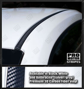 Chevrolet Camaro 2010-2015 Roof Trim Overlay Stripes Decals (Choose Color)