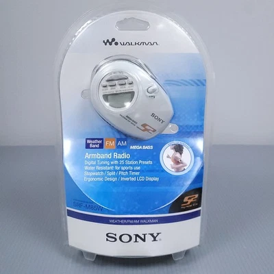 Sony S2 NEW Sports Armband Radio Walkman Digital Tuner Weather/AM/FM SRF-M85W - Image 1 of 4