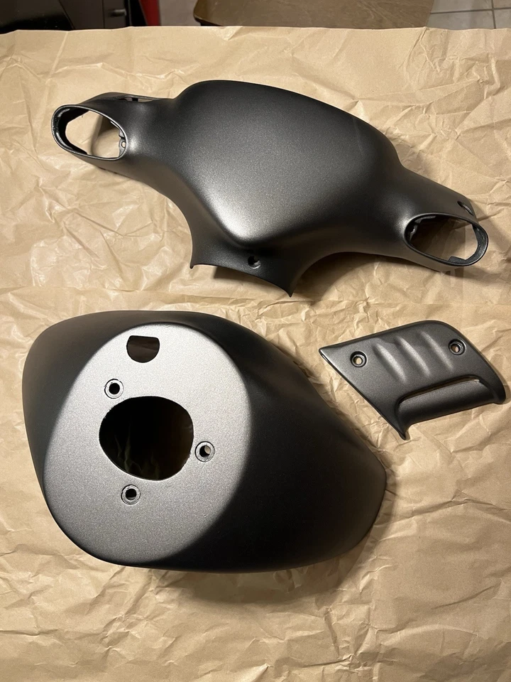 Kit Carena Piaggio  ZIP SP MK1 Compatibile Rinforzato Grigio 128 Anteriore - Immagine 1 di 4