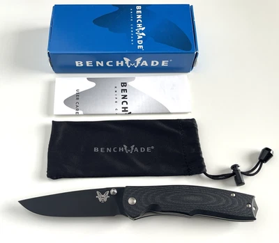 Benchmade 890BK Torrent Nitrous Steigerwalt Folding Knife USA - Image 1 of 4