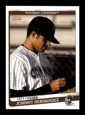 2002 Choice Potomac Cannons #17 Johnny Hernandez NM++ BXCP03 - Image 1 of 2