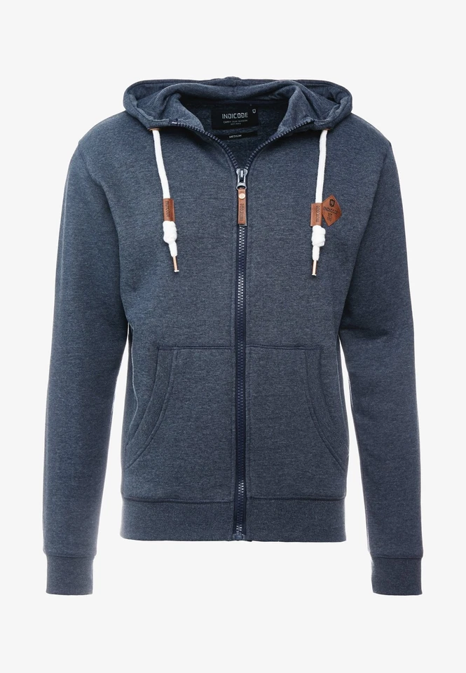 Indicode Jeans Herren Sweatjacke Quinby navy Gr.M - Bild 1 von 4