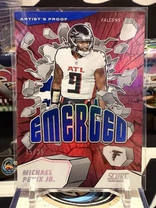 2025 Score Artist's Proof Michael Penix Jr. Atlanta Falcons Emerged #'d/35 TZ - Picture 1 of 2