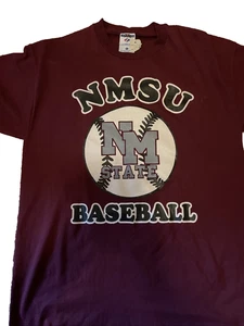 New Mexico State Aggies T Shirt Men Size Large Baseball NCAA University NMSU NEW - Picture 1 of 9