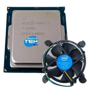 Intel Core i7 6700K LGA1151 V1 LGA 1151 91W Tdp CPU Processor 4,00GHZ 4C/8T - D - Image 1 of 4