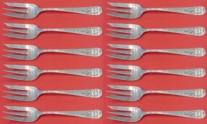 Madam Jumel von Whiting Sterling Salatgabel 3 Zinken Set 12 Teile 6 1/8" Besteck - Bild 1 von 4