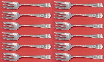 Juego de 3 dientes de tenedor de ensalada de ley Madam Jumel by Whiting cubiertos de 6 1/8" Foto 1 de 4