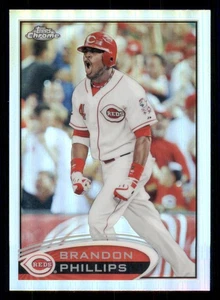 2012 Topps Chrome Refractors #79 Brandon Phillips - Picture 1 of 2
