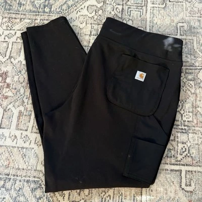 Calça Legging Feminina Carhartt Force Fitted Bolso Médio Preta Tamanho XXL - Imagem 1 de 4
