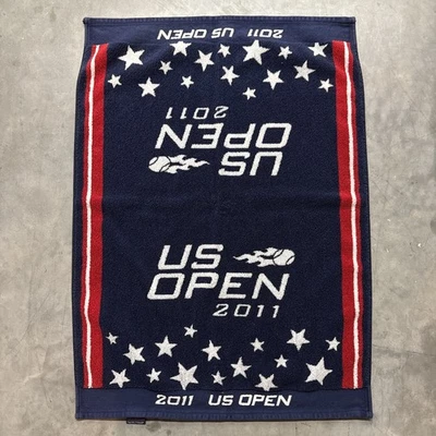 Toalla de tenis abierta de Estados Unidos 2011 producto oficial 31x23 hecha en Estados Unidos Asociación de Tenis de Estados Unidos Foto 1 de 4