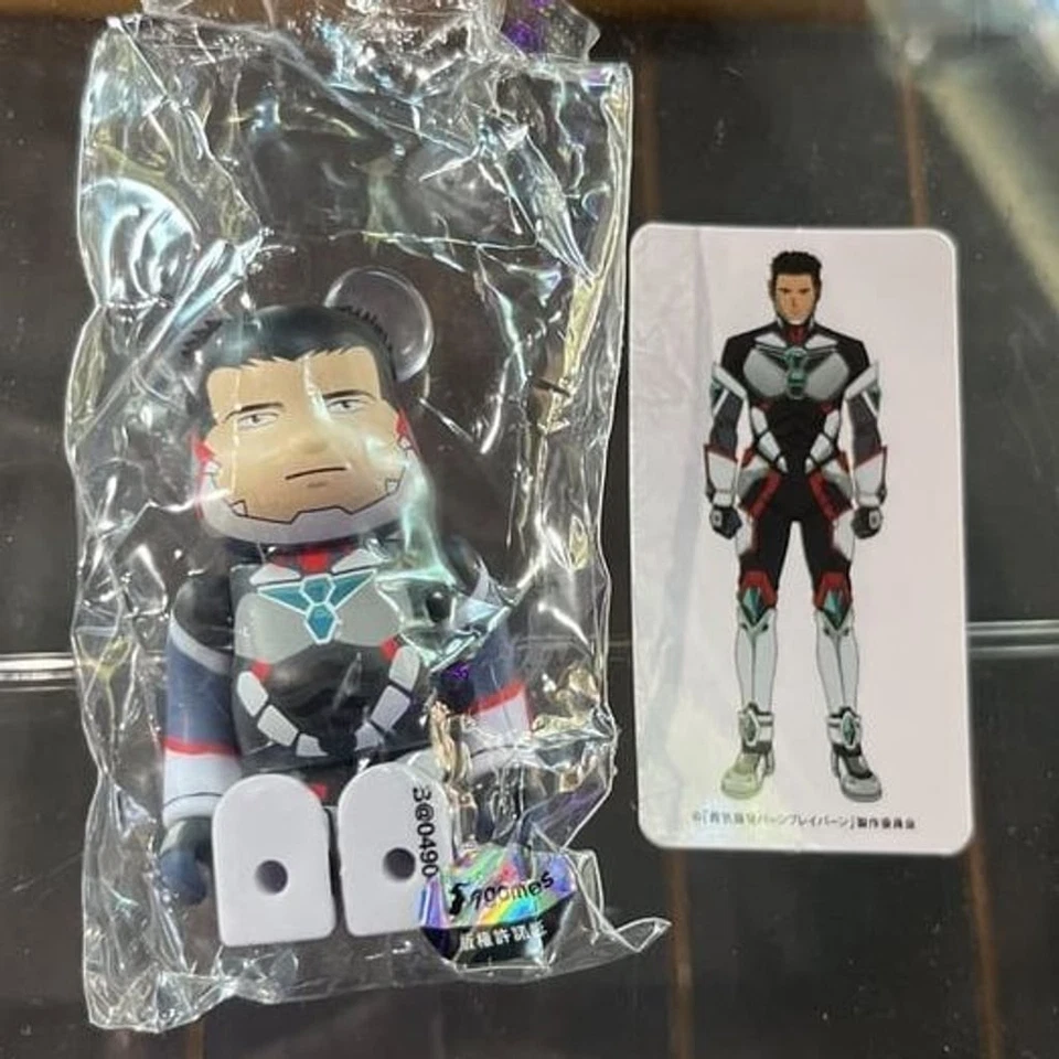 Medicom 100% Bearbrick Series 49 Brave Bang Bravern Isami Ao SF Secret Bearbrick - Image 1 of 4