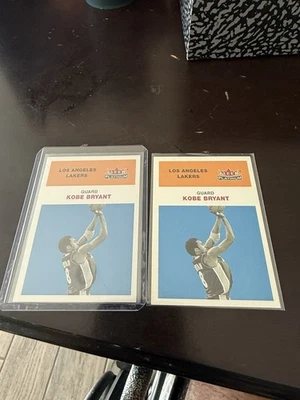 (2) Kobe Bryant 2001 Fleer Platinum Foto 1 de 2
