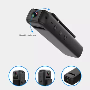 Mini cámara desgastada corporal 64 GB seguridad personal cámara corporal 1080p grabación HD - Imagen 1 de 10