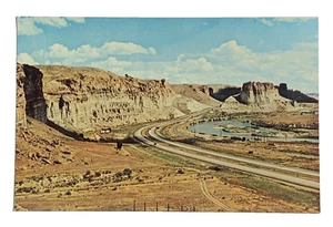 Postal panorámica de Green River Palisades Green River Wyoming sin publicar - Imagen 1 de 2