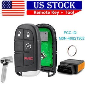 4B Remote Key Fob + OBD Program Tool for 2011- 2017 Dodge Journey M3N-40821302 - Bild 1 von 9