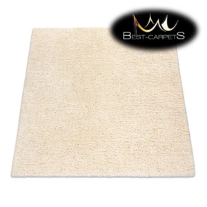 Amazing Modern Rug SUPREME Shaggy 5cm, square, single-colour, CREAM Best Quality - Picture 1 of 6