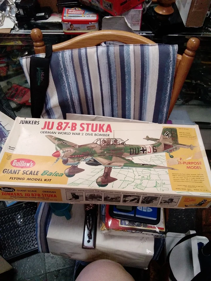 Guillow GUI1002 Ju 87B Stuka Giant scale balsa model kit - Image 1 of 4