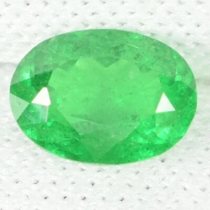 0,91 ct EXTREMO BRILLANTE - TSAVORITA NATURAL - GRANATE VERDE - Ovalado Ver Vdo JUL - Imagen 1 de 2