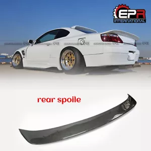 For Nissan Silvia S15 Carbon Fiber DM-Style Rear Trunk Ducktail Spoiler Wing Lip - Bild 1 von 12