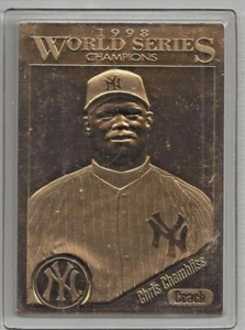 Chris Chambliss 1998 Danbury Mint New York Yankees Sealed 22 kt Gold Card # 31 - Picture 1 of 1