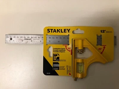 Modelo cuadrado combinado Stanley de 12 pulgadas # 46-028 (NUEVO). Foto 1 de 2