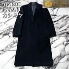 Loro Piana Cashmere Chester Coat M Size Black Hiyoku Button Authentic From Japan
