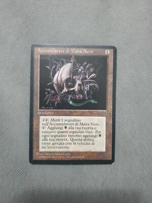 Legends Italian MTG  Black Mana Battery  Magic Rare - Image 1 of 2
